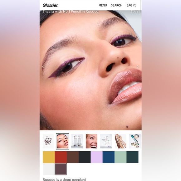 Glossier no. 1 eye pencil in Rococo - Picture 3 of 4